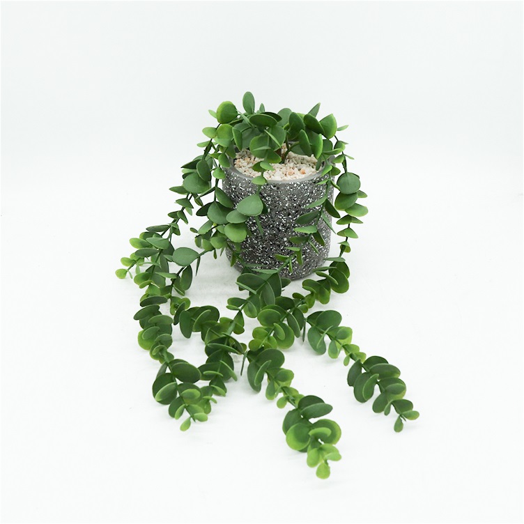 人造草皮室内窗书架人工挂植物人工塑料植物装饰的锅